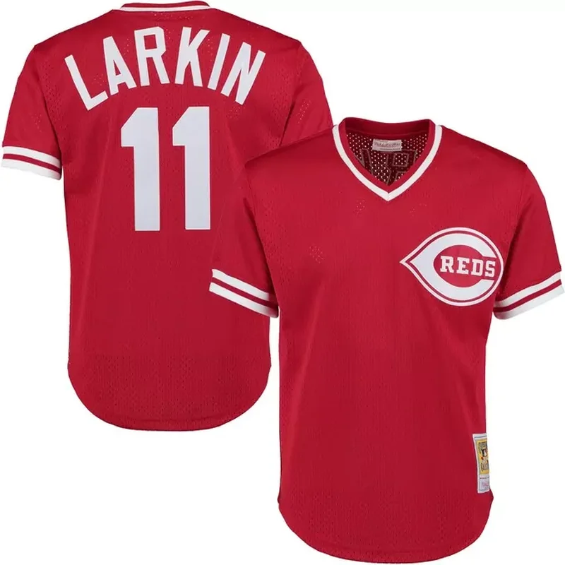 Cincinnati Reds Home Team Jersey White - Image 4