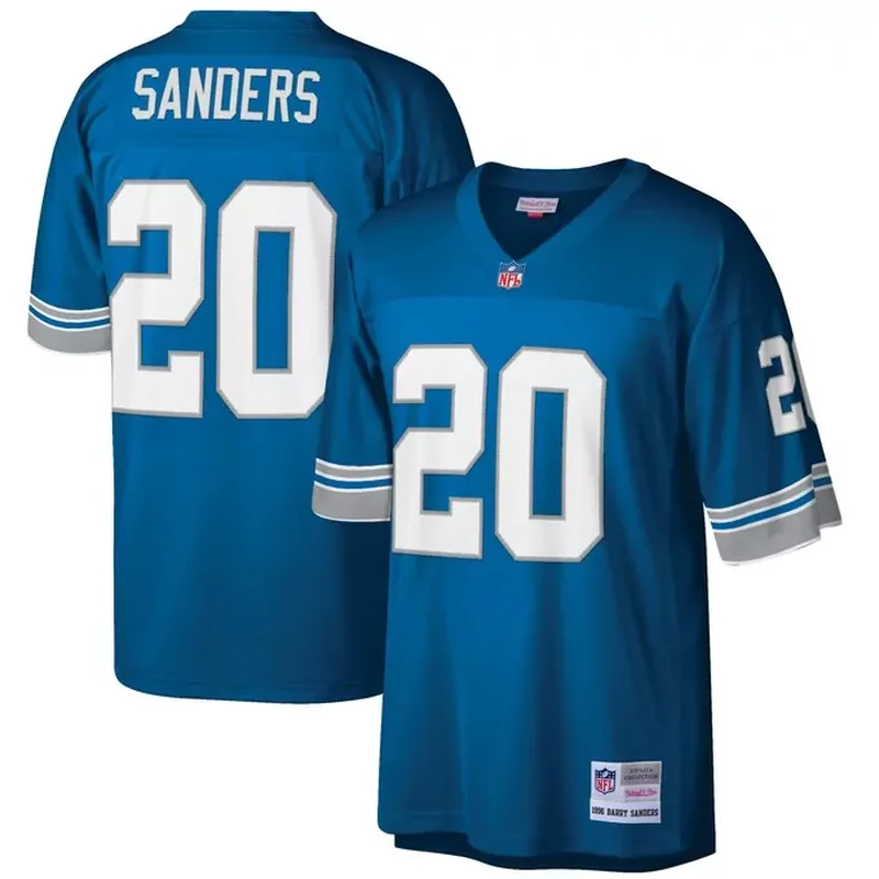 Terrion Arnold Detroit Lions Player Game Jersey Blue - Image 3