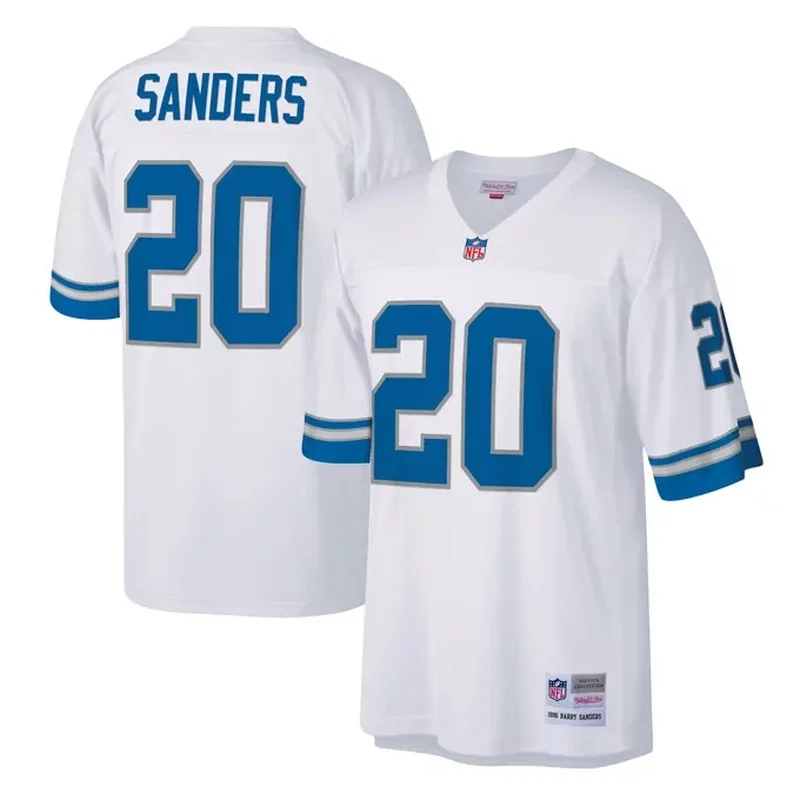 Barry Sanders Detroit Lions Legacy Jersey White