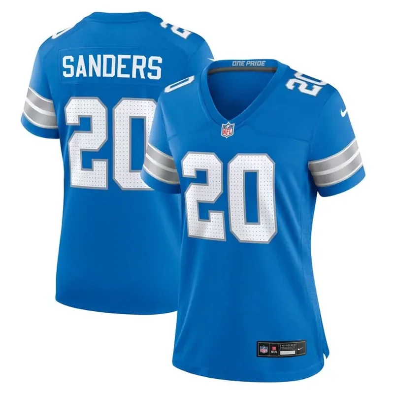 Brian Branch Detroit Lions Game Jersey Blue - Image 3