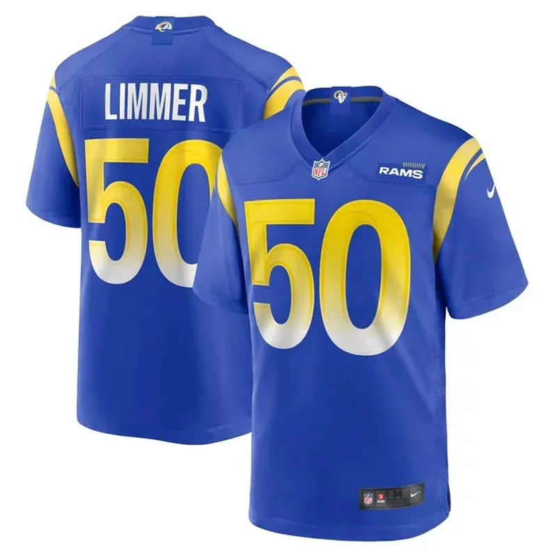Tyler Johnson Los Angeles Rams Team Game Jersey Royal - Image 5