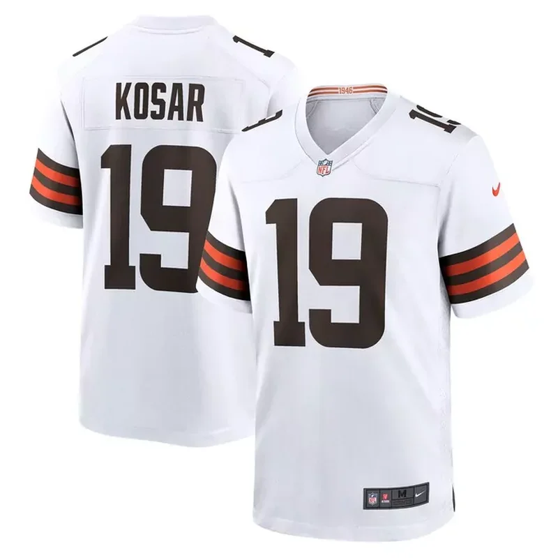Bernie Kosar Cleveland Browns Retired Player Game Jersey White