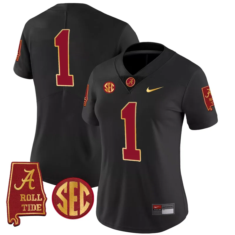 Crimson Dallas Turner alabama crimson tide 2023 jersey alabama map all stitched - Image 3