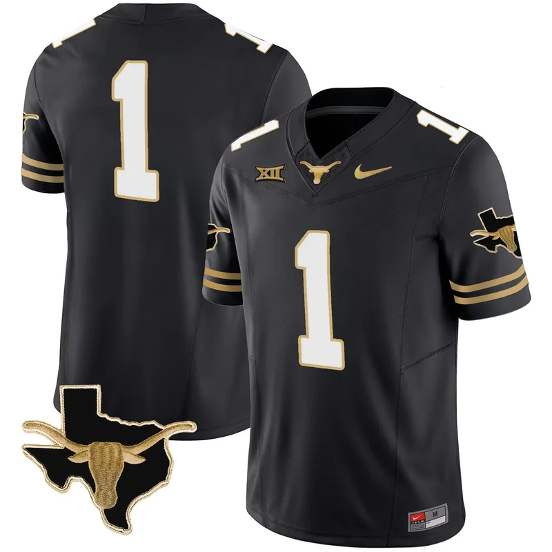 Alternate Quinn Ewers texas longhorns jersey all stitched - Image 4