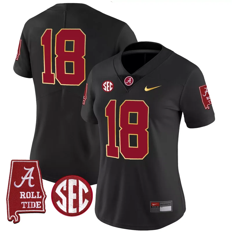 Crimson Dallas Turner alabama crimson tide 2023 jersey alabama map all stitched - Image 4
