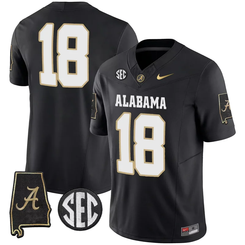 Crimson Sleeves Derrick Henry alabama crimson tide jersey all stitched - Image 3
