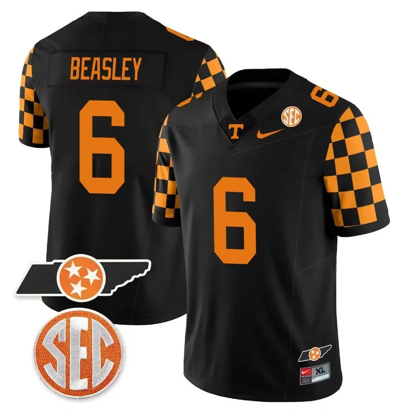 Inverted Joe Milton III tennessee volunteers 2023 Alternate jersey v2 all stitched - Image 4