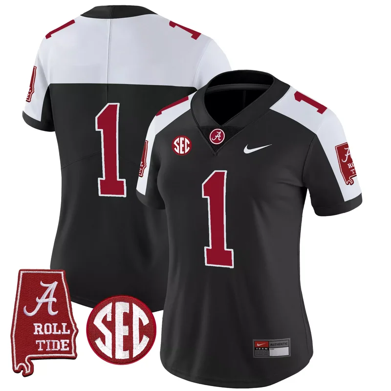 Crimson Dallas Turner alabama crimson tide 2023 jersey alabama map all stitched - Image 5