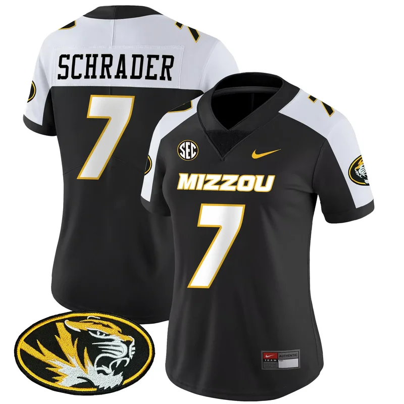 Black Alternate missouri tigers vapor custom jersey all stitched - Image 4