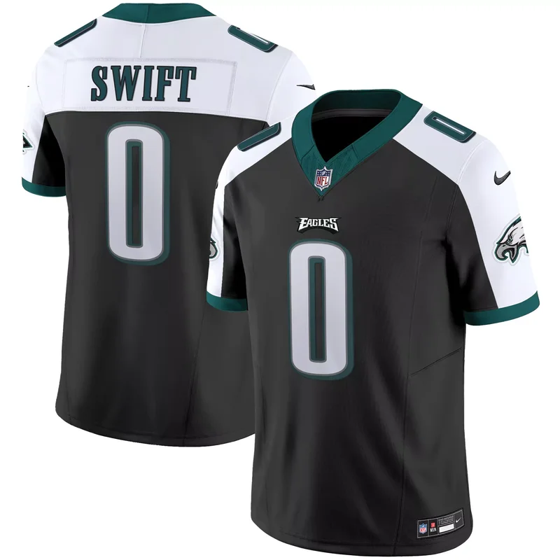 Black Alternate DeVonta Smith philadelphia eagles jersey all stitched - Image 3