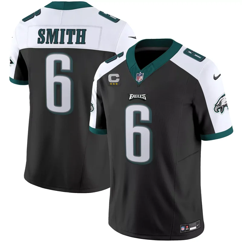 Black Alternate DeVonta Smith philadelphia eagles jersey all stitched
