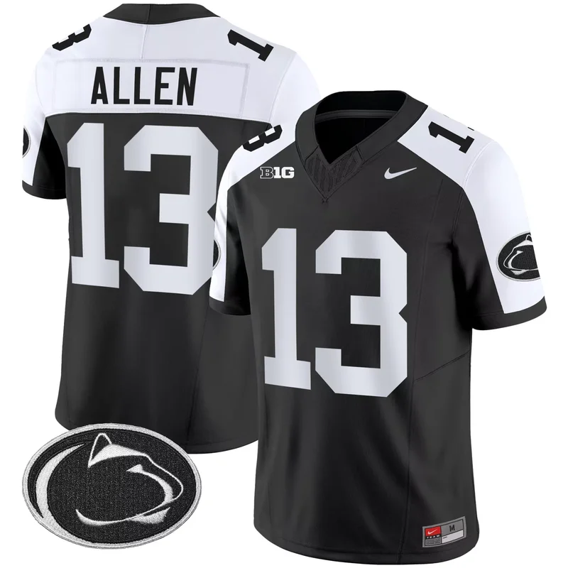 Black Alternate penn state nittany lions vapor custom jersey all stitched - Image 2