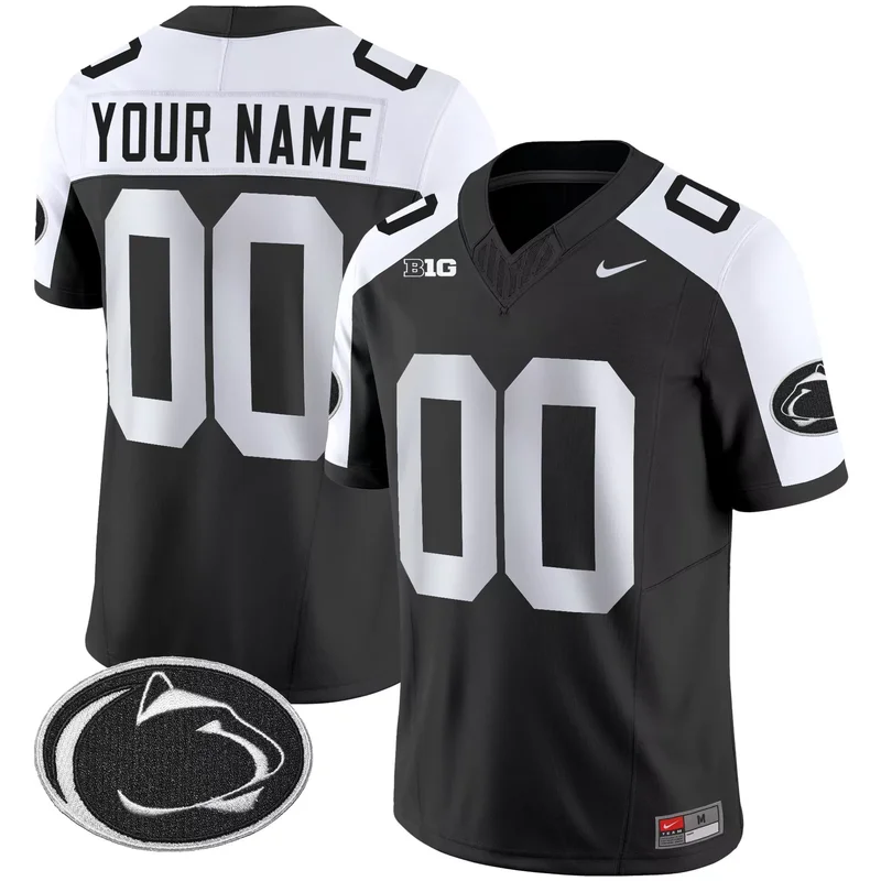 Black Alternate penn state nittany lions vapor custom jersey all stitched