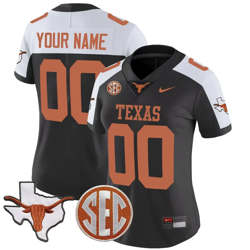 Black Alternate Ricky Williams texas longhorns sugar bowl sec patch jersey all stitched - Image 4