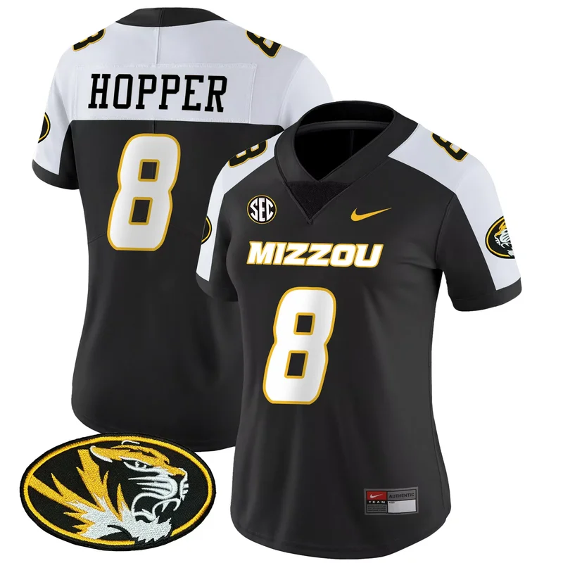 Black Alternate missouri tigers vapor custom jersey all stitched - Image 5
