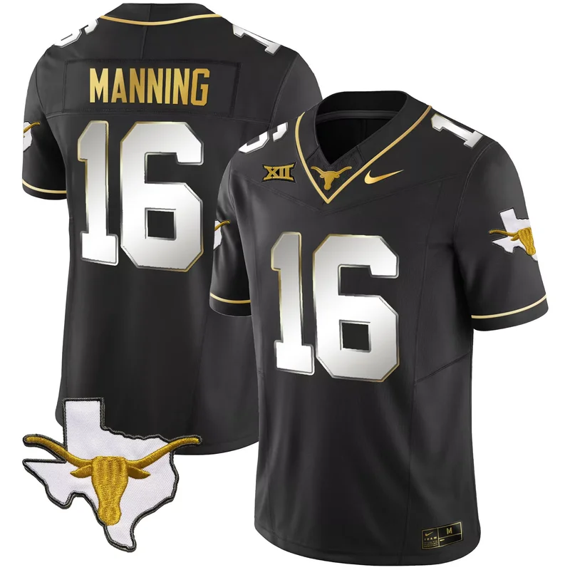 Inverted Quinn Ewers texas longhorns jersey v2 all stitched - Image 2