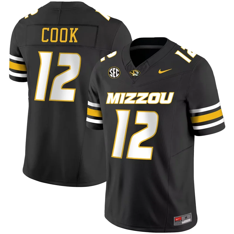 Gold Brady Cook missouri tigers jersey all stitched - Image 5