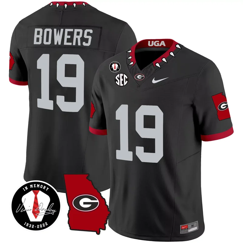 Alternate Nolan Smith georgia bulldogs 2023 jersey georgia map all stitched - Image 5