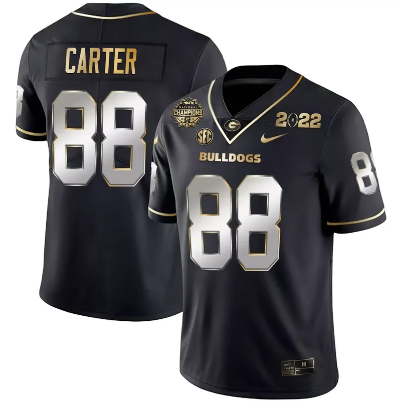 Black Brock Vandagriff Georgia Bulldogs CFP National Champions Jersey All Stitched - Image 5