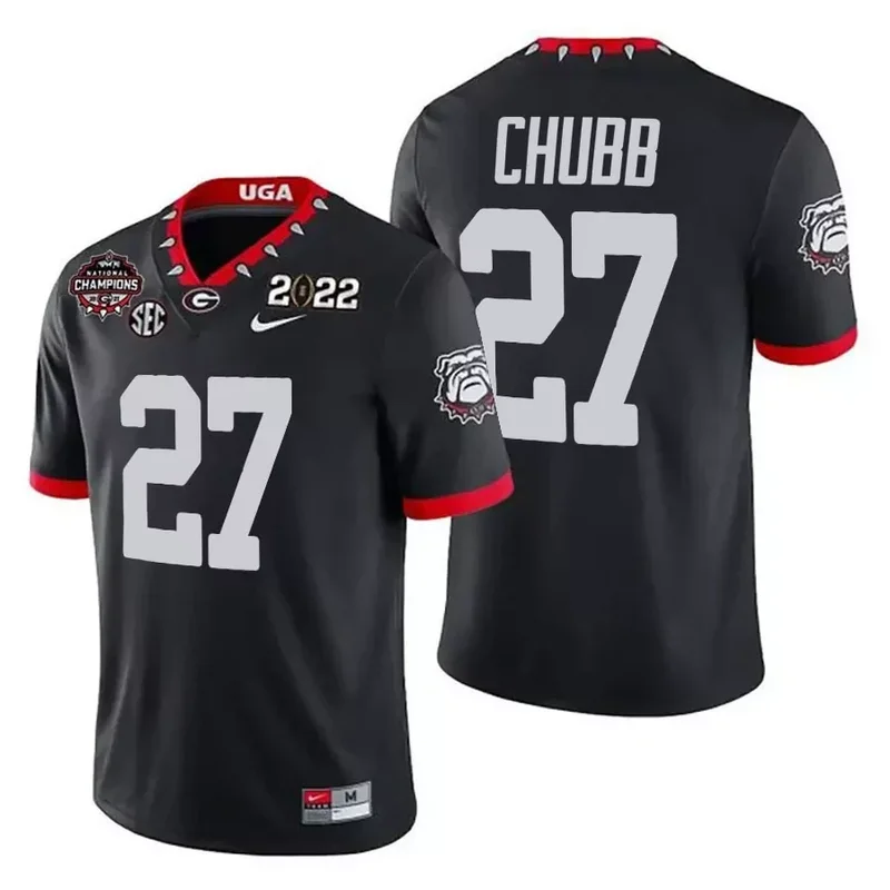 Black Brock Vandagriff Georgia Bulldogs CFP National Champions Jersey All Stitched - Image 2