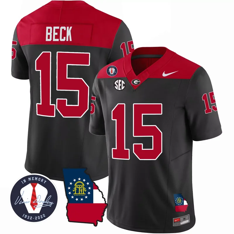 Black Nolan Smith georgia bulldogs checkerboard jersey all stitched - Image 5