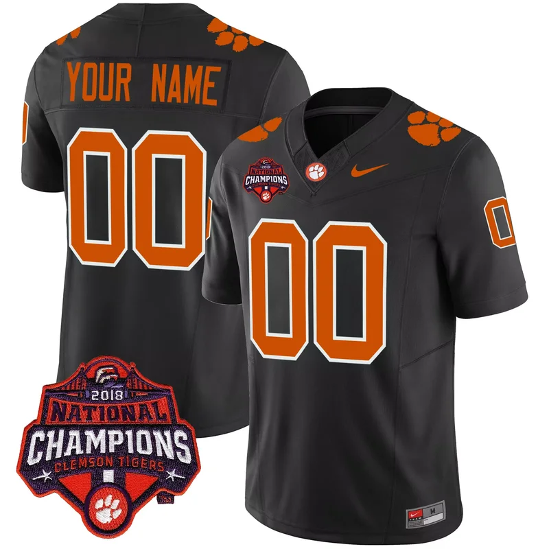 Alternate #1 Team clemson tigers jersey all stitched - Image 4