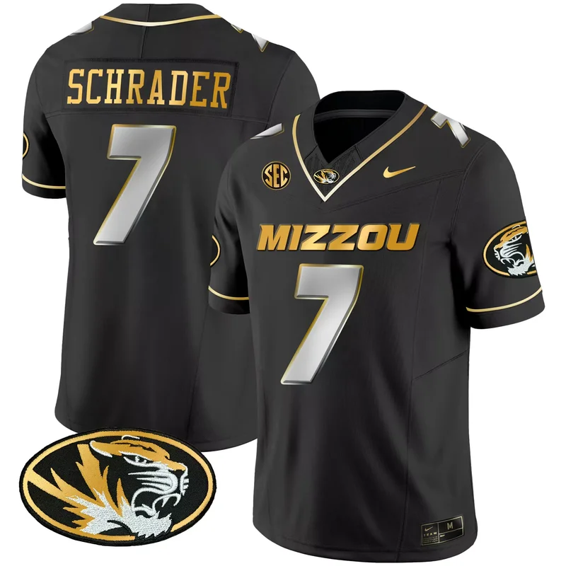 Black Ty'Ron Hopper missouri tigers Gold jersey all stitched - Image 2