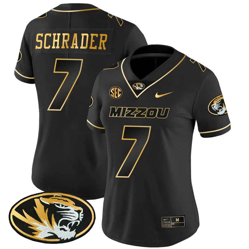 Black Alternate missouri tigers vapor custom jersey all stitched - Image 2