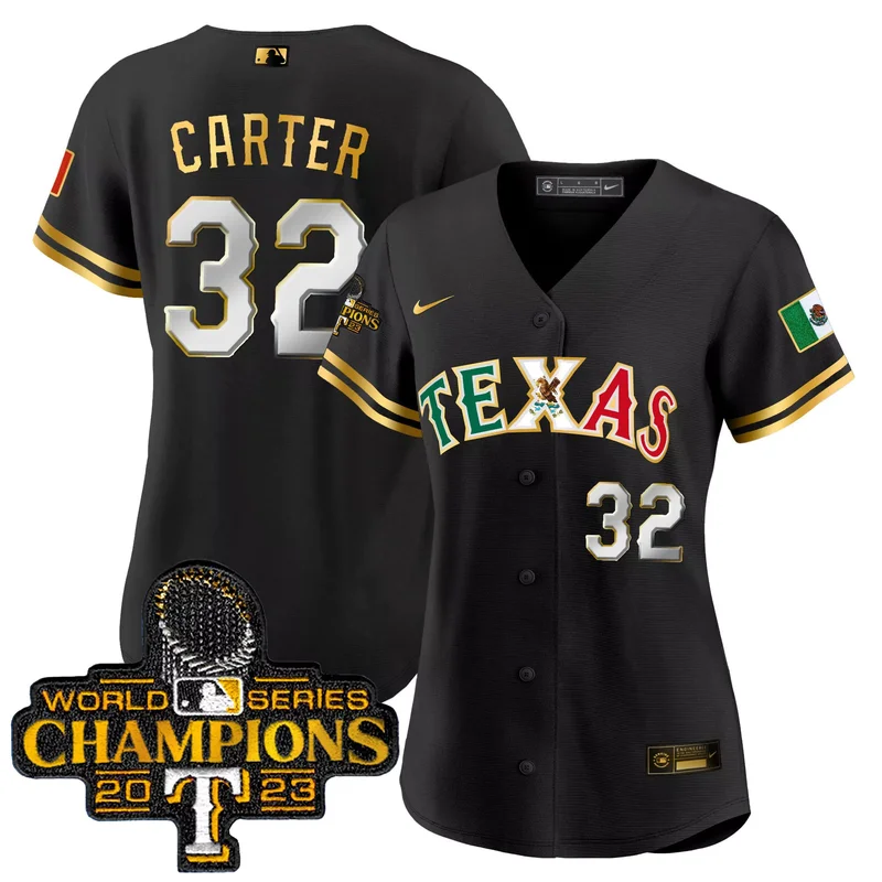 Cream Josh Jung texas rangers 2023 world series champions City connect jersey all stitched - Image 5