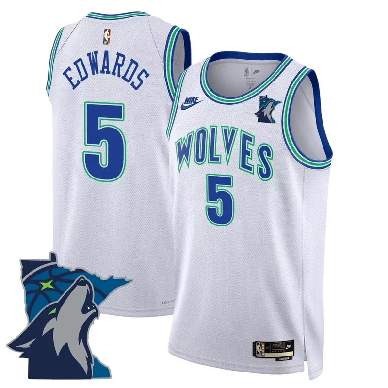 Black Gold Mike Conley Minnesota Timberwolves Swingman Jersey V2 Minnesota Patch All Stitched - Image 5