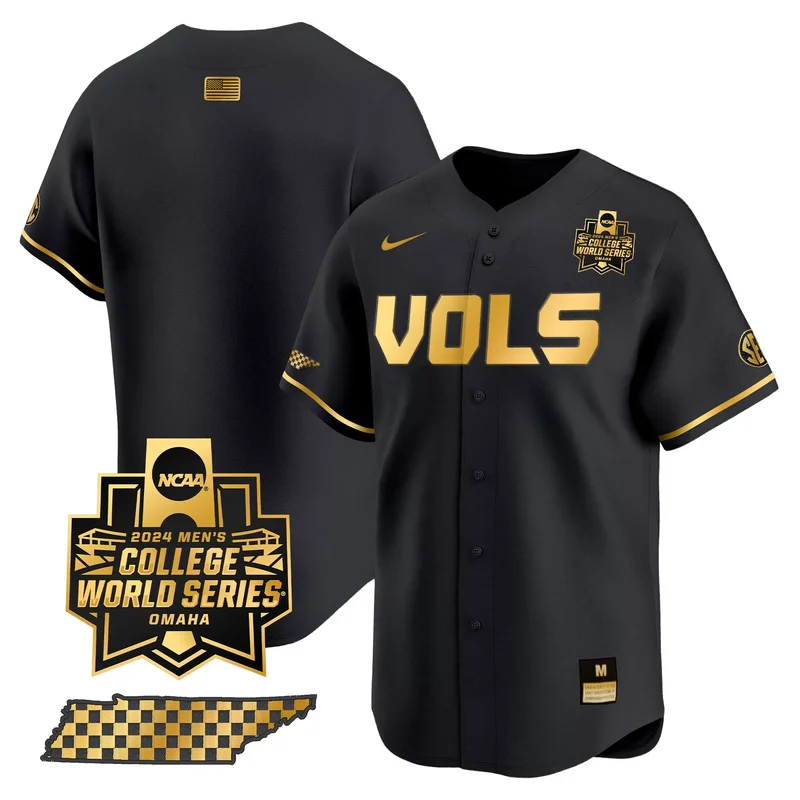 Black Drew Beam tennessee volunteers 2024 tournament champions jersey all stitched - Image 4