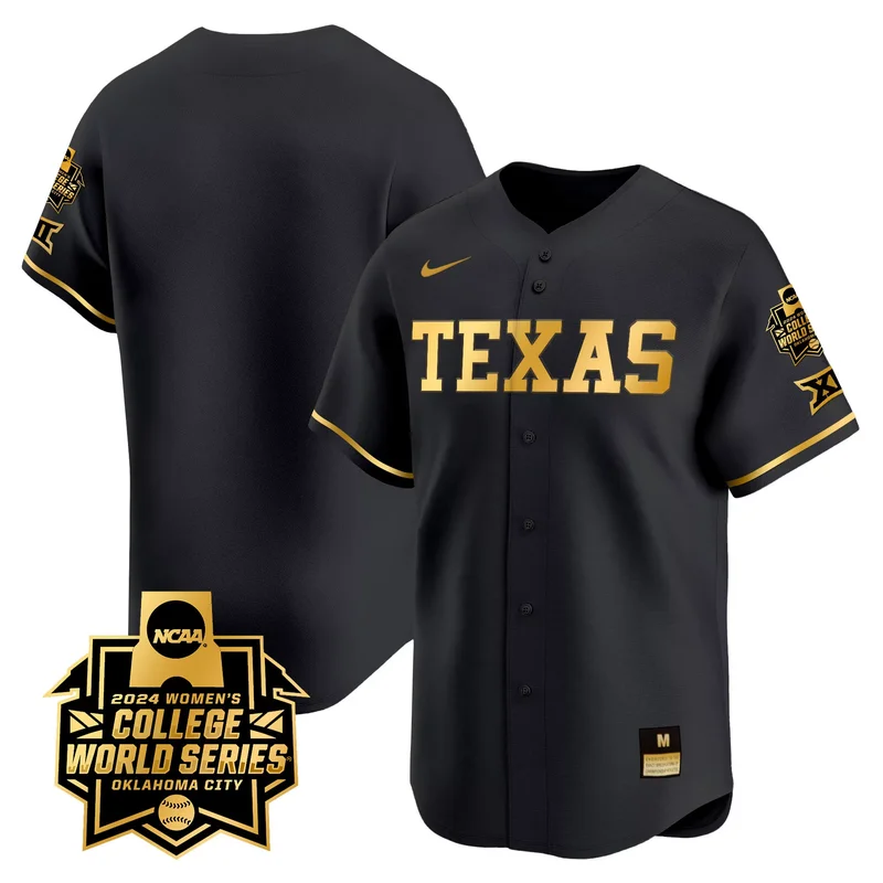 Black Alternate texas longhorns state map sec patch vapor custom jersey all stitched - Image 5