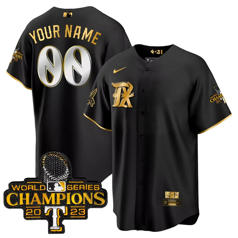City Connect corey seager texas rangers 2023 world series champions City connect jersey all stitched - Image 5