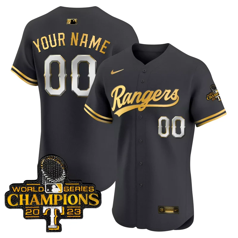 City Connect corey seager texas rangers 2023 world series champions City connect jersey all stitched - Image 4