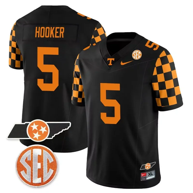 Inverted Joe Milton III tennessee volunteers 2023 Alternate jersey v2 all stitched - Image 3