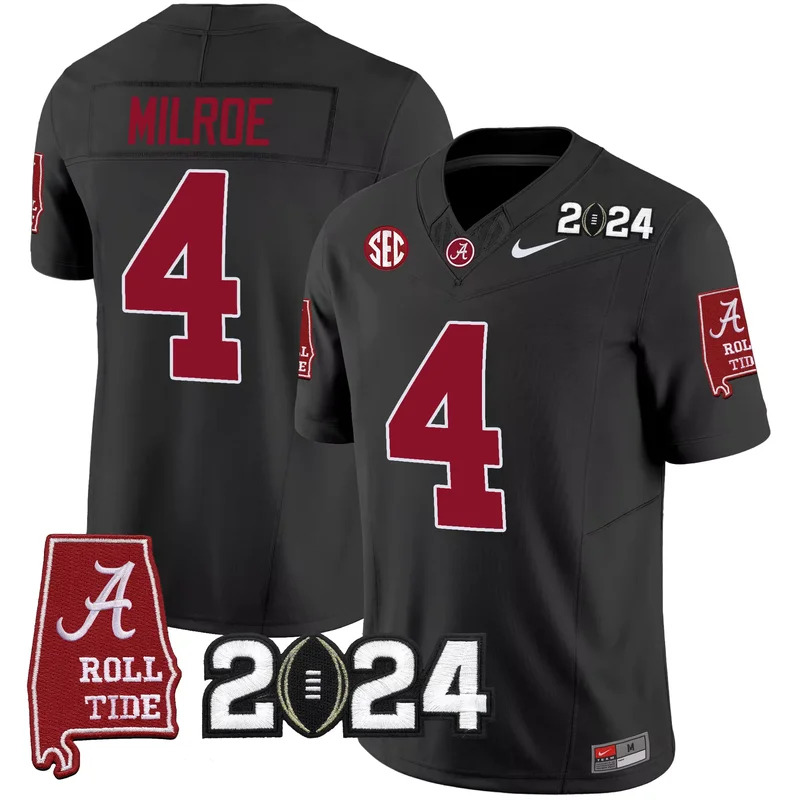 Crimson Nick Saban alabama crimson tide 2024 jersey all stitched - Image 3