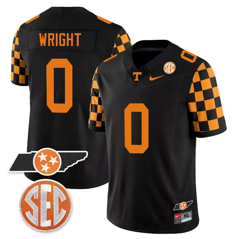 Inverted Joe Milton III tennessee volunteers 2023 Alternate jersey v2 all stitched - Image 5