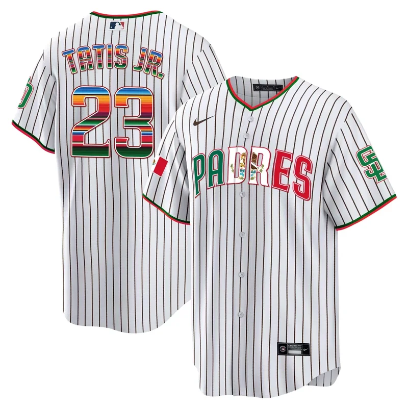 Black Joe Musgrove San Diego Padres Mexico Cool Base Limited Jersey V2 All Stitched - Image 4