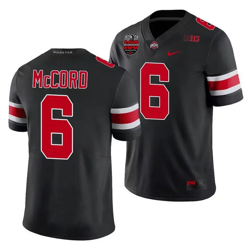 Black Kyle McCord ohio state buckeyes player jersey all stitched