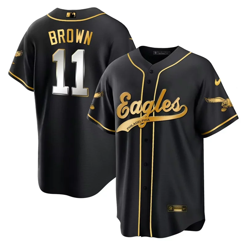 Black Limited Randall Cunningham Eagles Kelly Green Baseball Jersey All Stitched - Image 4