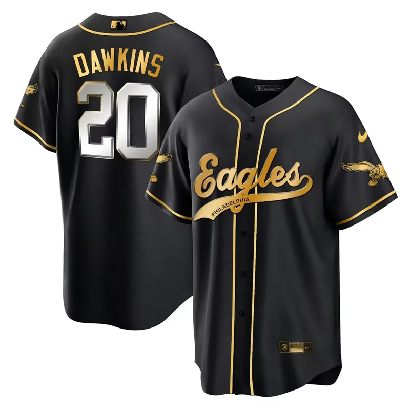 Black Limited Randall Cunningham Eagles Kelly Green Baseball Jersey All Stitched - Image 3