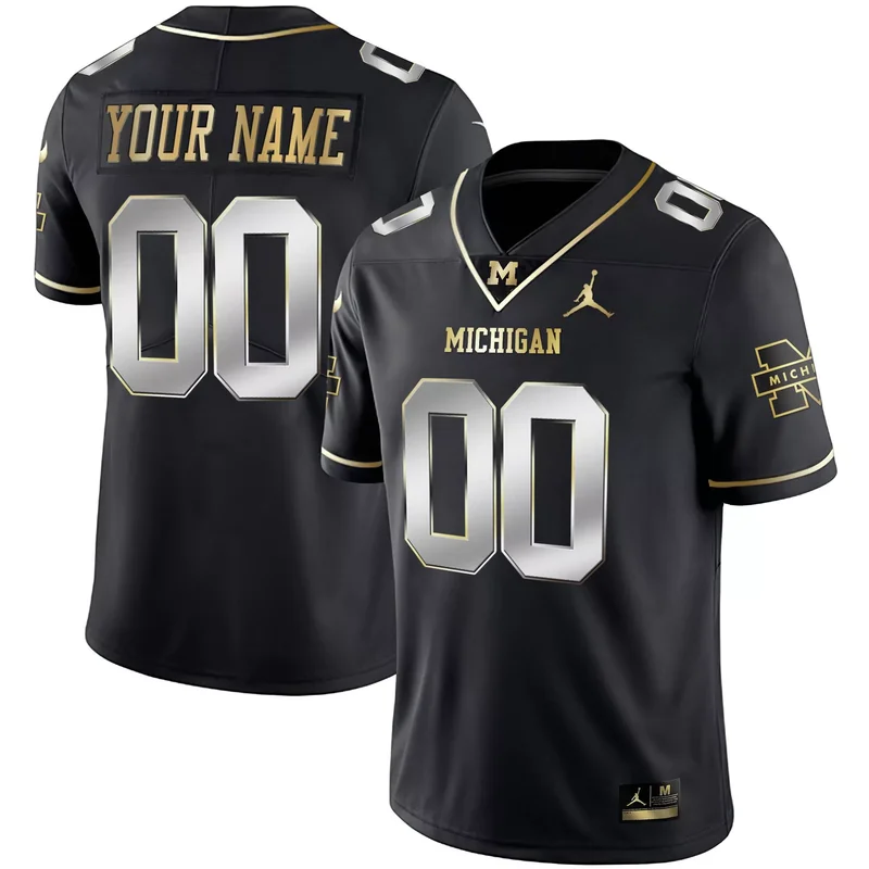 Alternate Tom Brady michigan wolverines 2024 jersey all stitched - Image 4