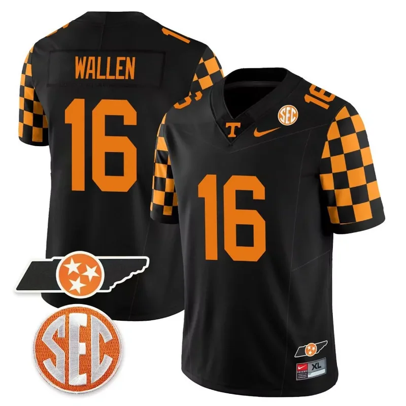 Inverted Joe Milton III tennessee volunteers 2023 Alternate jersey v2 all stitched - Image 2