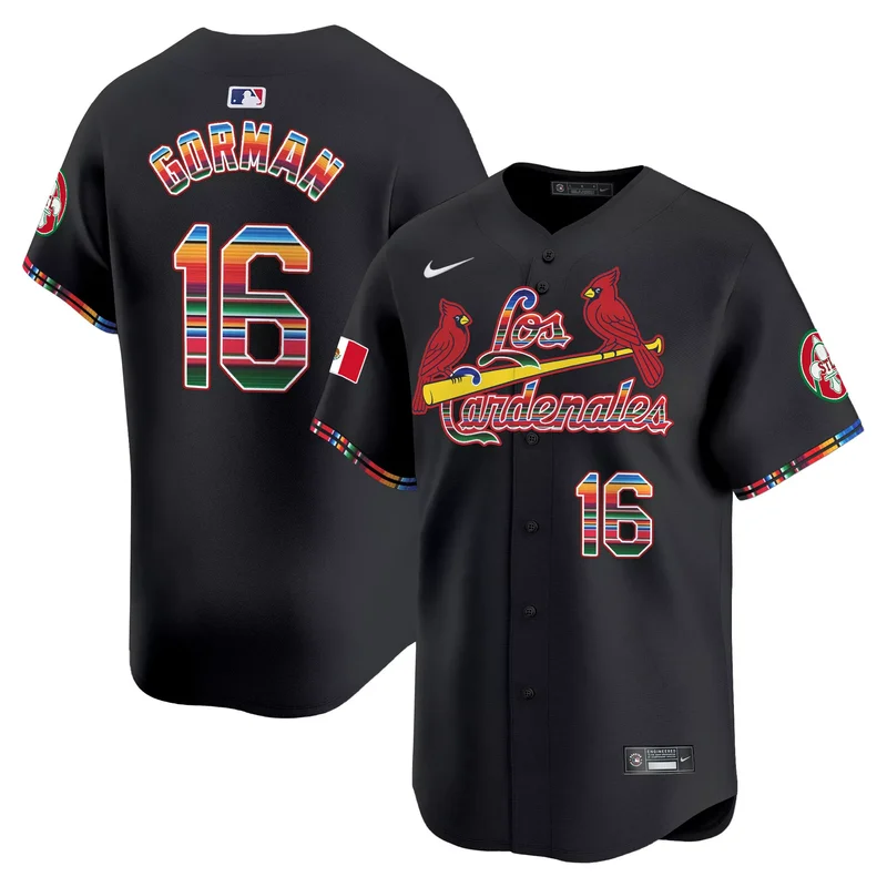 Green Metro Boomin st. louis cardinals fiesta cardenales jersey all stitched - Image 4