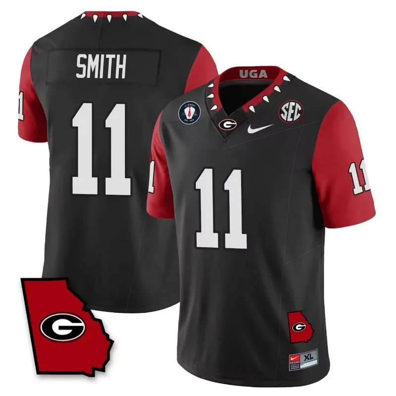 Alternate Nolan Smith georgia bulldogs 2023 champions jersey all stitched - Image 2