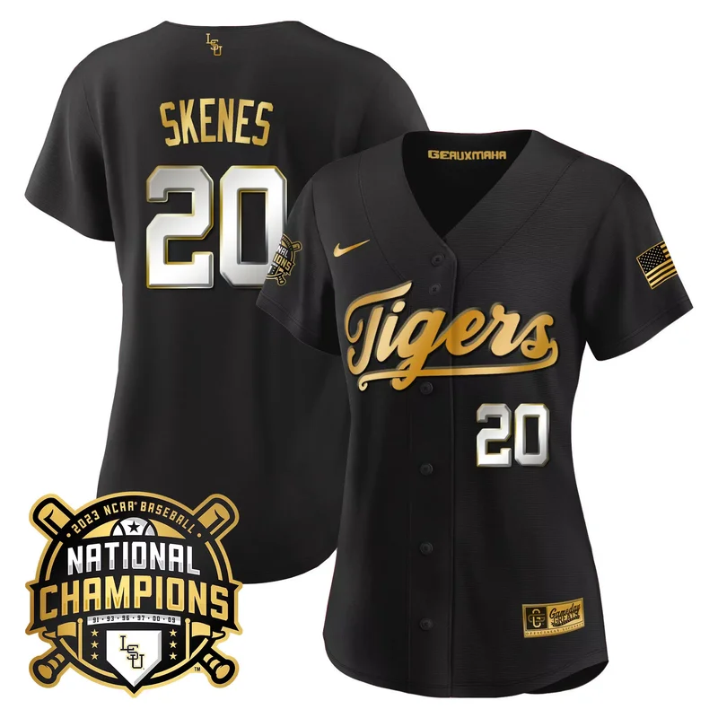 Gold Tre Morgan lsu tigers 2023 national champions Gold cool jersey all stitched - Image 4