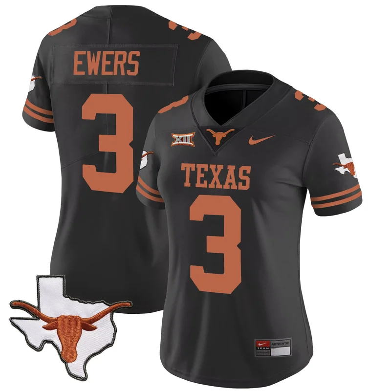 Inverted Quinn Ewers texas longhorns jersey all stitched - Image 2