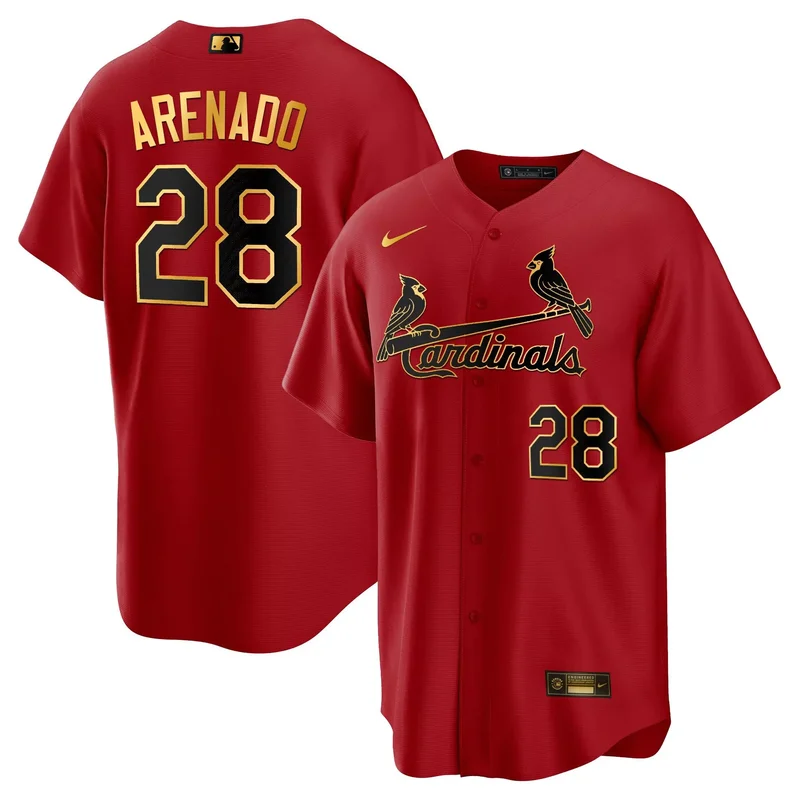 Light Blue Team st. louis cardinals armed forces day jersey all stitched - Image 5