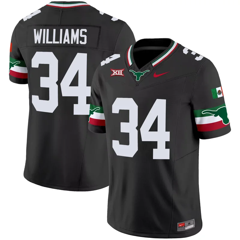 Alternate Ricky Williams texas longhorns jersey v2 all stitched - Image 5