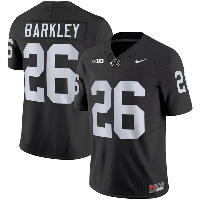 Black Saquon Barkley penn state nittany lions jersey all stitched